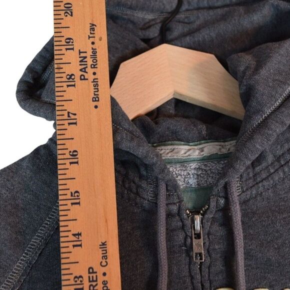 Abercrombie & Fitch Hoodie Junior Girls Small Y2K Vintage Zip-Up Logo Sweatshirt - Picture 4 of 9